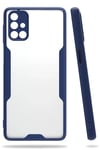 Samsung Galaxy M31S Kılıf Platin Silikon - Lacivert