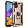 Samsung Galaxy M31S Kılıf Sofya Yüzüklü Silikon Kapak - Gold