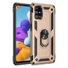 Samsung Galaxy M31S Kılıf Sofya Yüzüklü Silikon Kapak - Gold