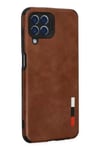 Samsung Galaxy M33 Kılıf Loop Deri Silikon - Kahverengi