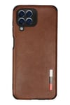 Samsung Galaxy M33 Kılıf Loop Deri Silikon - Kahverengi