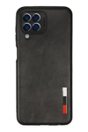 Samsung Galaxy M33 Kılıf Loop Deri Silikon - Siyah