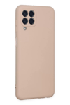 Samsung Galaxy M33 Kılıf Nano içi Kadife Silikon - Pudra