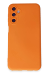 Samsung Galaxy M34 5G Kılıf Nano içi Kadife Silikon - Turuncu