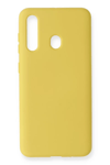 Samsung Galaxy M40 Kılıf Nano içi Kadife Silikon - Sarı