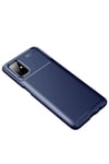 Samsung Galaxy M51 Kılıf Auto Focus Karbon Kapak - Lacivert