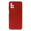 Samsung Galaxy M51 Kılıf First Silikon - Bordo