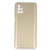 Samsung Galaxy M51 Kılıf First Silikon - Gold