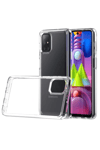 Samsung Galaxy M51 Kılıf Lüx Şeffaf Silikon