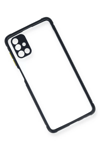 Samsung Galaxy M51 Kılıf Miami Şeffaf Silikon - Lacivert