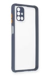Samsung Galaxy M51 Kılıf Miami Şeffaf Silikon - Gri