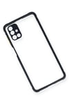 Samsung Galaxy M51 Kılıf Miami Şeffaf Silikon - Lacivert