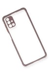 Samsung Galaxy M51 Kılıf Miami Şeffaf Silikon - Açık Mor