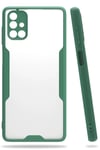 Samsung Galaxy M51 Kılıf Platin Silikon - Yeşil