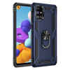 Samsung Galaxy M51 Kılıf Sofya Yüzüklü Silikon Kapak - Lacivert