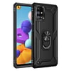 Samsung Galaxy M51 Kılıf Sofya Yüzüklü Silikon Kapak - Siyah
