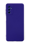 Samsung Galaxy M52 5G Kılıf Nano içi Kadife Silikon - Mor