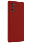 Samsung Galaxy Note 20 Kılıf First Silikon - Bordo