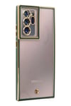 Samsung Galaxy Note 20 Ultra Kılıf Liva Lens Silikon - Yeşil