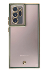 Samsung Galaxy Note 20 Ultra Kılıf Liva Lens Silikon - Yeşil