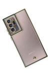 Samsung Galaxy Note 20 Ultra Kılıf Liva Lens Silikon - Yeşil