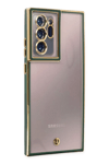 Samsung Galaxy Note 20 Ultra Kılıf Liva Lens Silikon - Yeşil