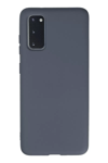 Samsung Galaxy S20 Kılıf Nano içi Kadife Silikon - Gri
