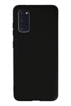 Samsung Galaxy S20 Kılıf Nano içi Kadife Silikon - Siyah