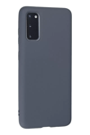 Samsung Galaxy S20 Kılıf Nano içi Kadife Silikon - Gri