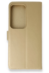 Samsung Galaxy S20 Ultra Trend S Plus Kapaklı Kılıf - Gold