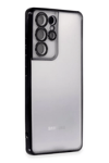 Samsung Galaxy S21 Ultra Kılıf Lensli Silikon - Siyah