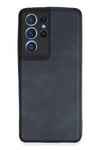 Samsung Galaxy S21 Ultra Kılıf Loop Deri Silikon - Lacivert
