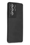 Samsung Galaxy S21 Ultra Kılıf Loop Deri Silikon - Siyah