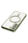 Samsung Galaxy S22 Kılıf Kross Magneticsafe Kapak - Koyu Yeşil