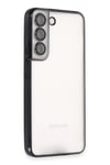 Samsung Galaxy S22 Kılıf Lensli Silikon - Siyah