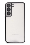 Samsung Galaxy S22 Kılıf Lensli Silikon - Siyah