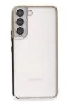 Samsung Galaxy S22 Kılıf Lensli Silikon - Gold