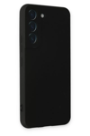 Samsung Galaxy S22 Kılıf Nano içi Kadife Silikon - Siyah