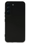 Samsung Galaxy S22 Kılıf Nano içi Kadife Silikon - Siyah