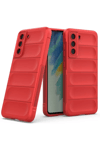Samsung Galaxy S22 Plus Kılıf Optimum Silikon - Kırmızı