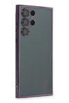 Samsung Galaxy S22 Ultra Kılıf Lensli Silikon - Mor