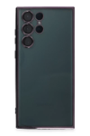 Samsung Galaxy S22 Ultra Kılıf Lensli Silikon - Mor