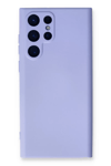 Samsung Galaxy S22 Ultra Kılıf Nano içi Kadife Silikon - Lila
