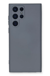 Samsung Galaxy S22 Ultra Kılıf Nano içi Kadife Silikon - Gri