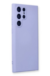 Samsung Galaxy S22 Ultra Kılıf Nano içi Kadife Silikon - Lila