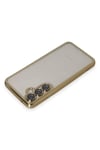 Samsung Galaxy S23 FE Kılıf Lensli Silikon - Gold