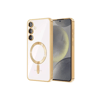 Samsung Galaxy S23 Kılıf Kross Magneticsafe Kapak - Gold
