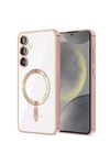Samsung Galaxy S23 Kılıf Kross Magneticsafe Kapak - Rose