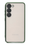 Samsung Galaxy S23 Kılıf Lensli Silikon - Yeşil