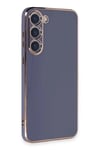 Samsung Galaxy S23 Kılıf Volet Silikon - Mavi